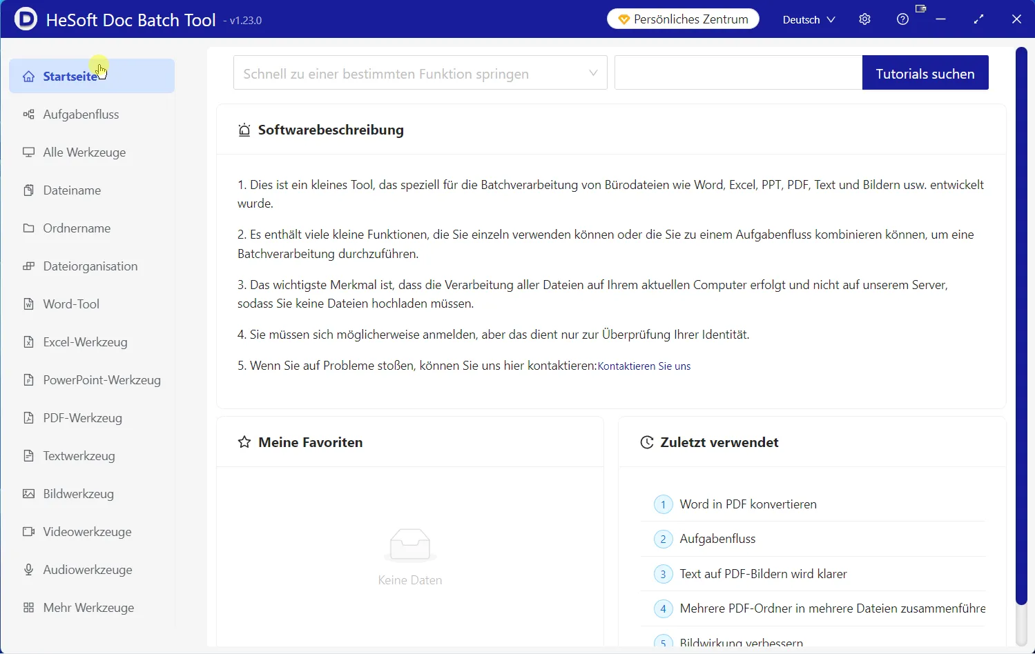 HeSoft Doc Batch Tool