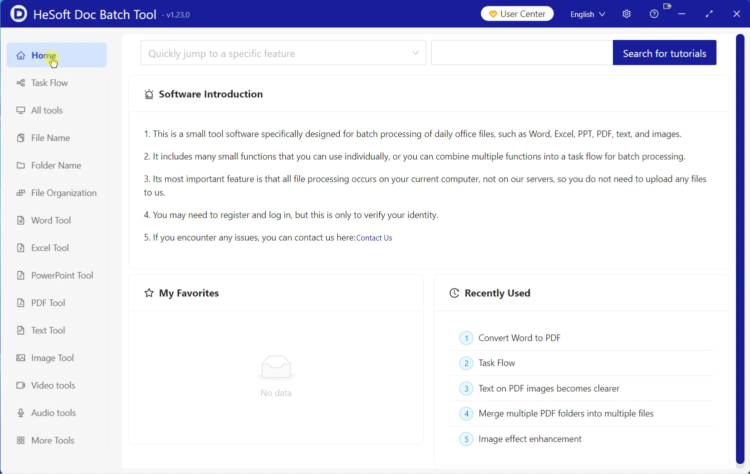 HeSoft Doc Batch Tool